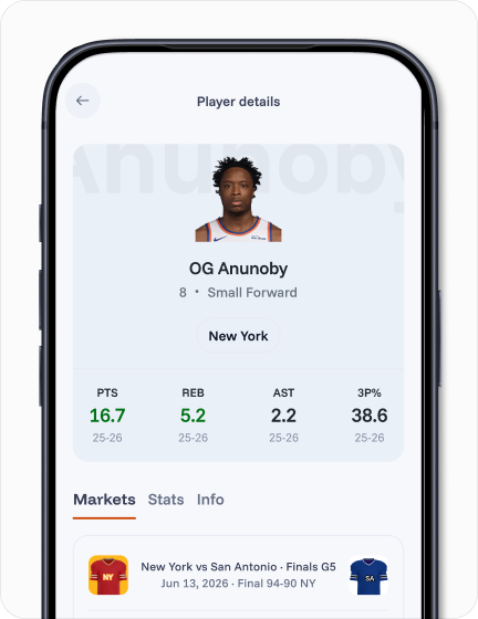 Track live odds